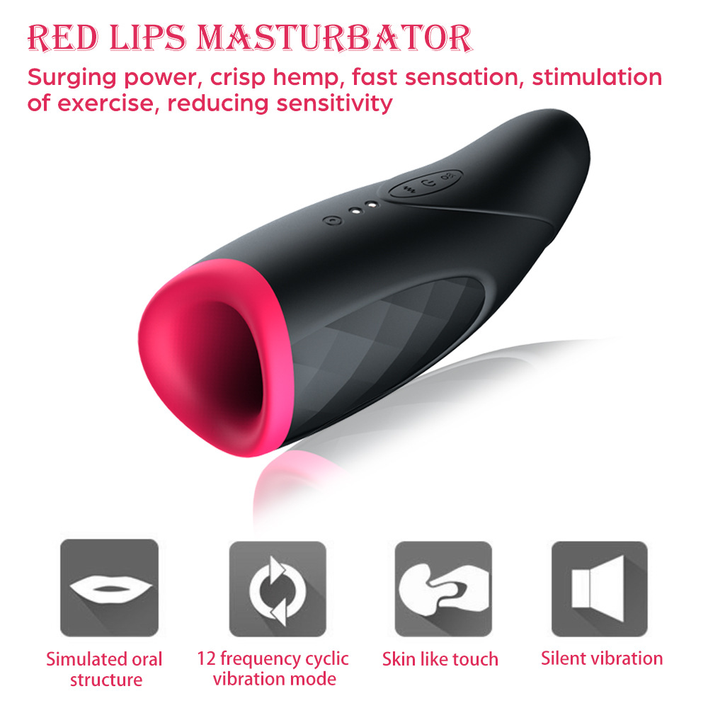 Male Masturbator Cup With 10 Vibrations Intelligent Preheating Realistic Oral Sensation Adult Pleasure Toy For Men - 2