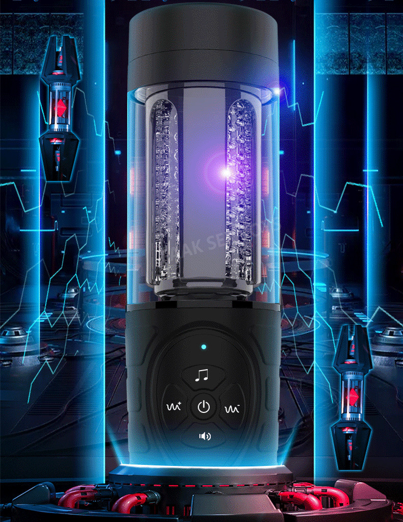 Mens Automatic Telescopic Rotating Airplane Cup Electric Pleasure Device Ultimate Sexual Fun Masturbator - 7