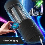 Airplane Cup Men's Automatic Telescopic Rotating Bed The Best Electric Masturbator Sexual Fun - 5