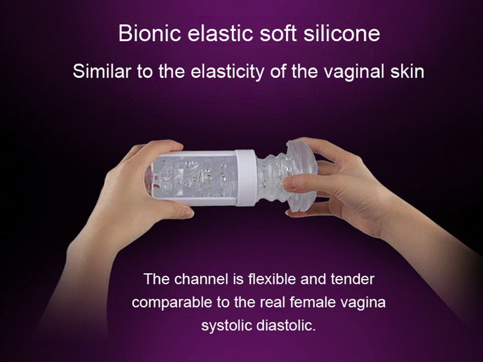 A380 Male Masturbator Automatic Handsfree Vibrating Soft Tpe Realistic Vagina Masturbation Cup Portable Adult Sex Toy - 10