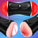 Male Masturbator Sex Toys Artificial Vagina Oral Blowjob Electric Adult Cup Sextoy Men Masturbation - 4