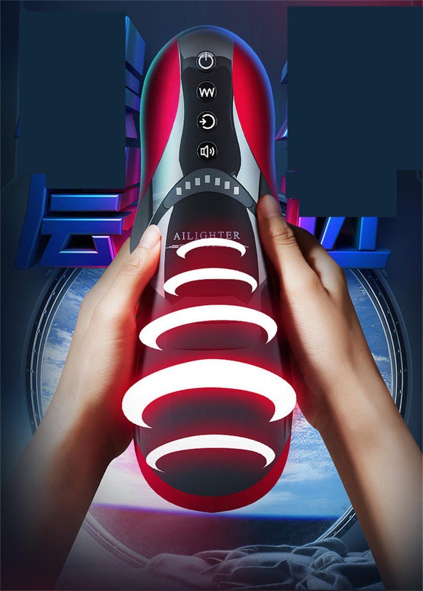 Automatic Vibrating Male Masturbator Cup Realistic Oral Sensation Blowjob And Vagina Simulator Pocket Pussy - 5