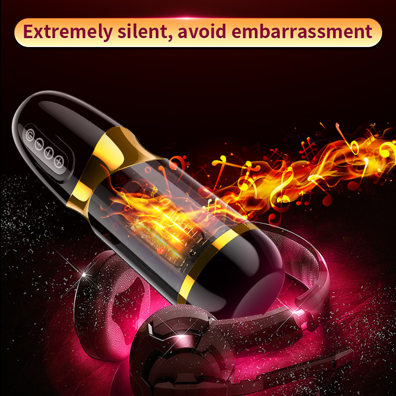 Automatic Male Masturbator With 10x10 Modes Silicone Realistic Vagina Rotation Telescopic Features Mens Pleasure Sex Toy - 3
