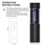 Auto Rotation Intelligent Voice Male Masturbator Cup Bluetooth Controlled Vibrator Silicone Vagina Real Pussy Sex Toys For Men - 4