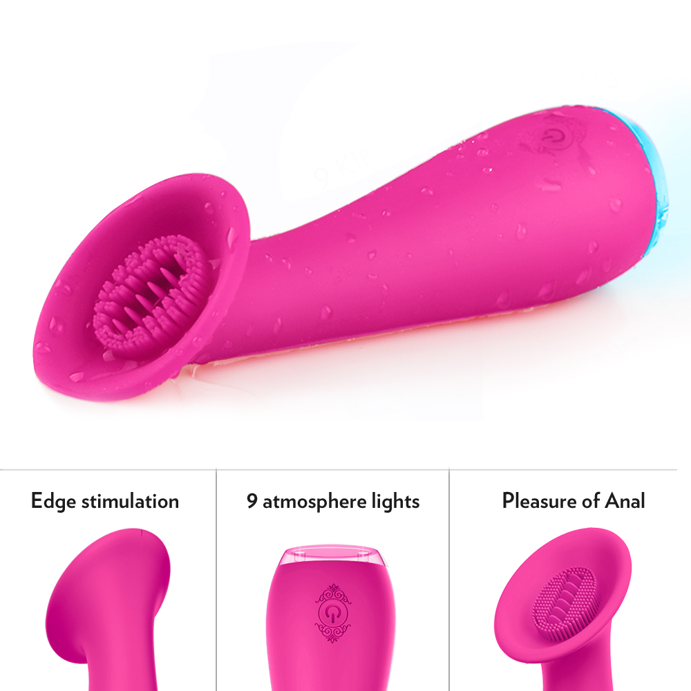 Female Clitoral Stimulator Rotating Tongue Vibrator Gspot Massager Womens Intimate Masturbator Couples Sex Toy - 3