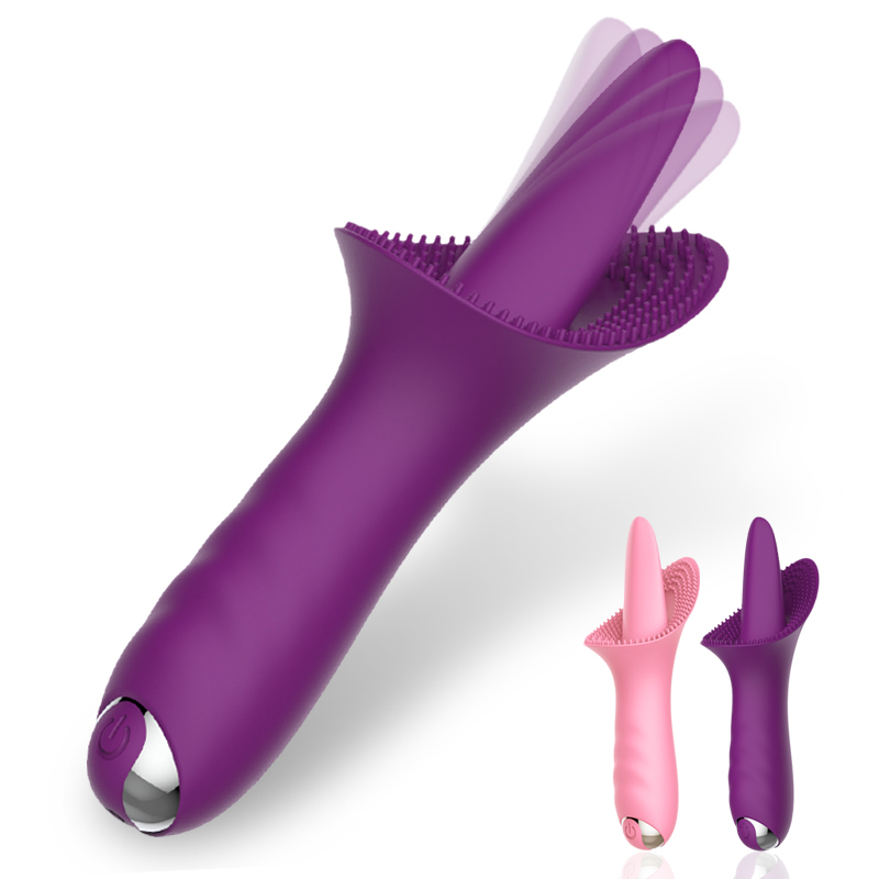 10speed Vibrating Clitoral Stimulator Tongue Licking Massager Wand For Women Cunnilingus Health Care Device - 1