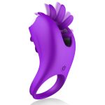 Tongue Licking Vagina Clitoris Stimulate Rotation Oral Vibrator Ring G-spot Massage - 2