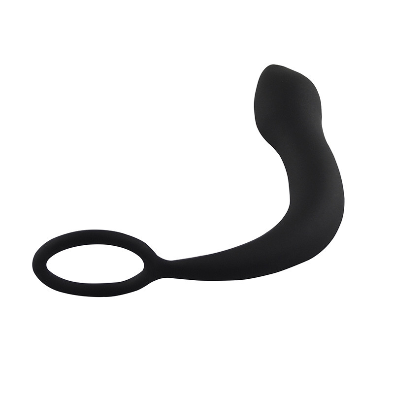 Zerosky Silicone Anal Plug With Lock Ring Soft Erotic Prostate Massager Pleasure Enhancer Sex Toy For Men - 4