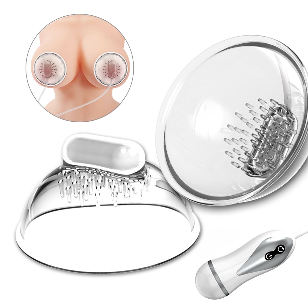 Womens Powerful Nipple Sucker Enhancer With Dual Love Eggs 12 Vibration Modes Pleasure Boosting Adult Toy - 1