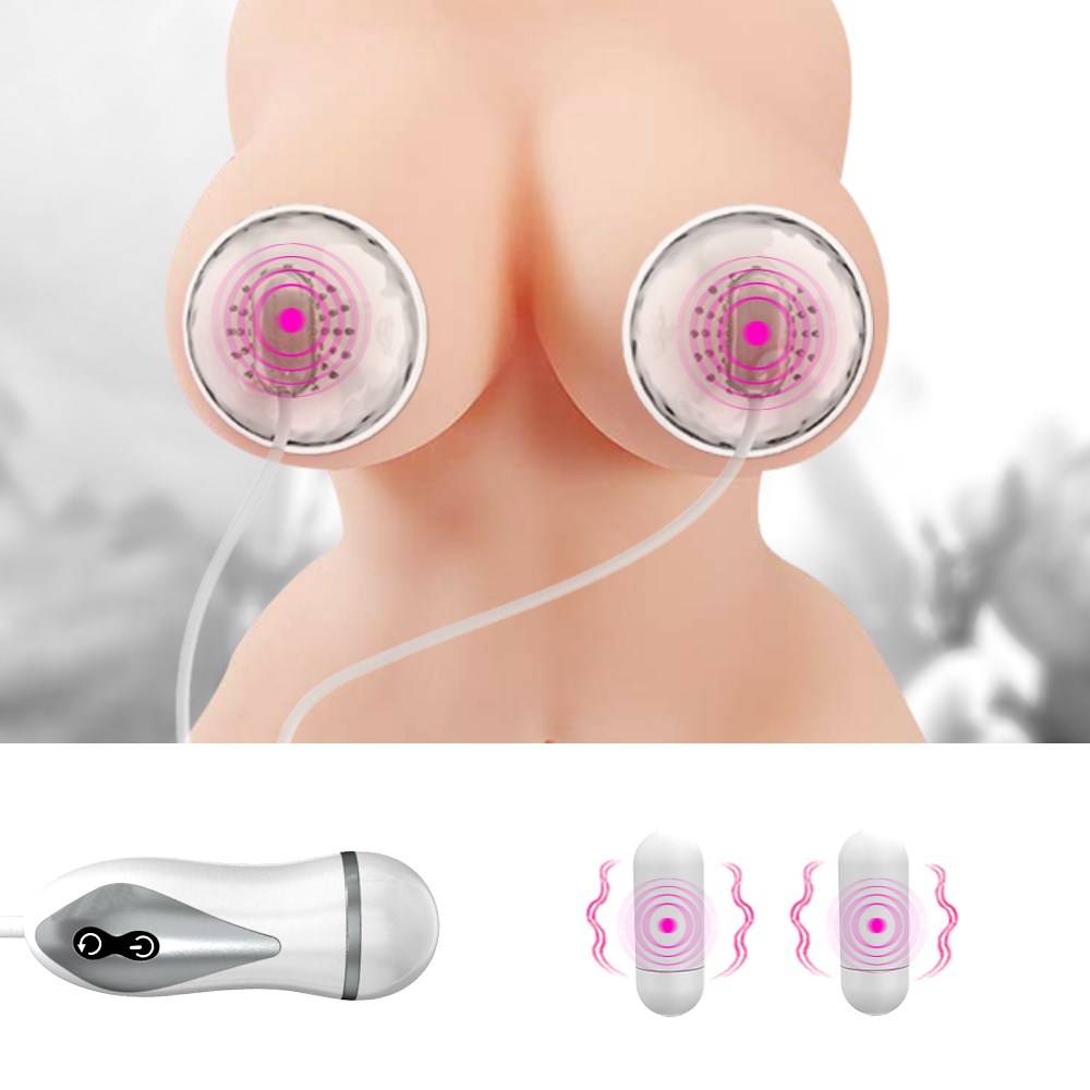 Womens Powerful Nipple Sucker Enhancer With Dual Love Eggs 12 Vibration Modes Pleasure Boosting Adult Toy - 2