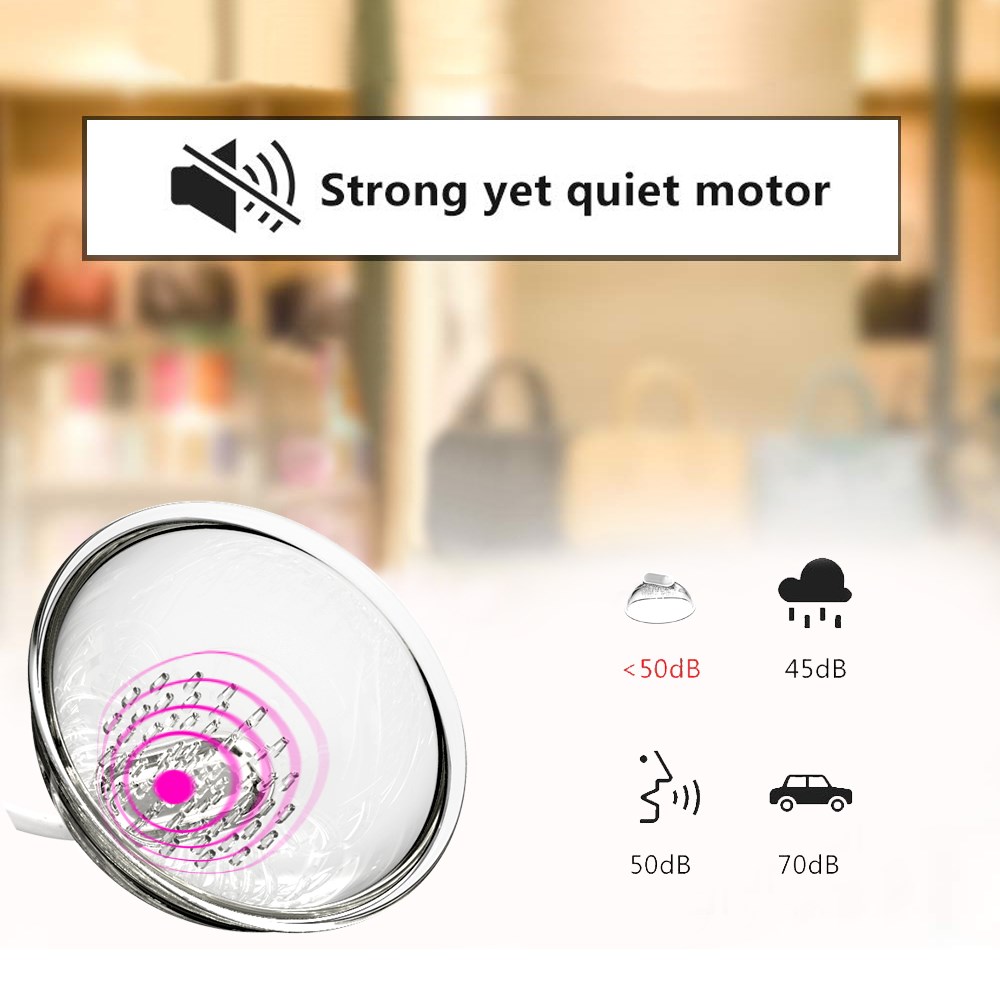 Womens Powerful Nipple Sucker Enhancer With Dual Love Eggs 12 Vibration Modes Pleasure Boosting Adult Toy - 6