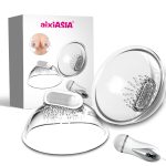 Women Breast Enhancer Vibrating Nipple Sucker With Two Love Egg 12 Vibration Modes Powerful Sucking Sex Toys For Nipples