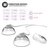Women Breast Enhancer Vibrating Nipple Sucker With Two Love Egg 12 Vibration Modes Powerful Sucking Sex Toys For Nipples - 5