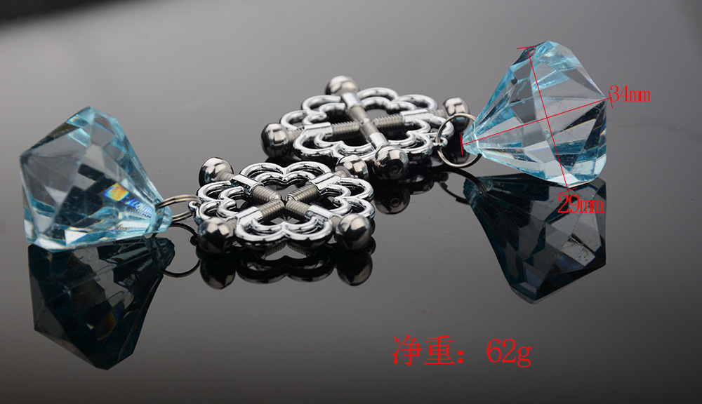 Metal Nipple Clamps For Bdsm Play Bondage Slave Games Women Adult Sex Toys Sensual Breast Clover Clips - 1