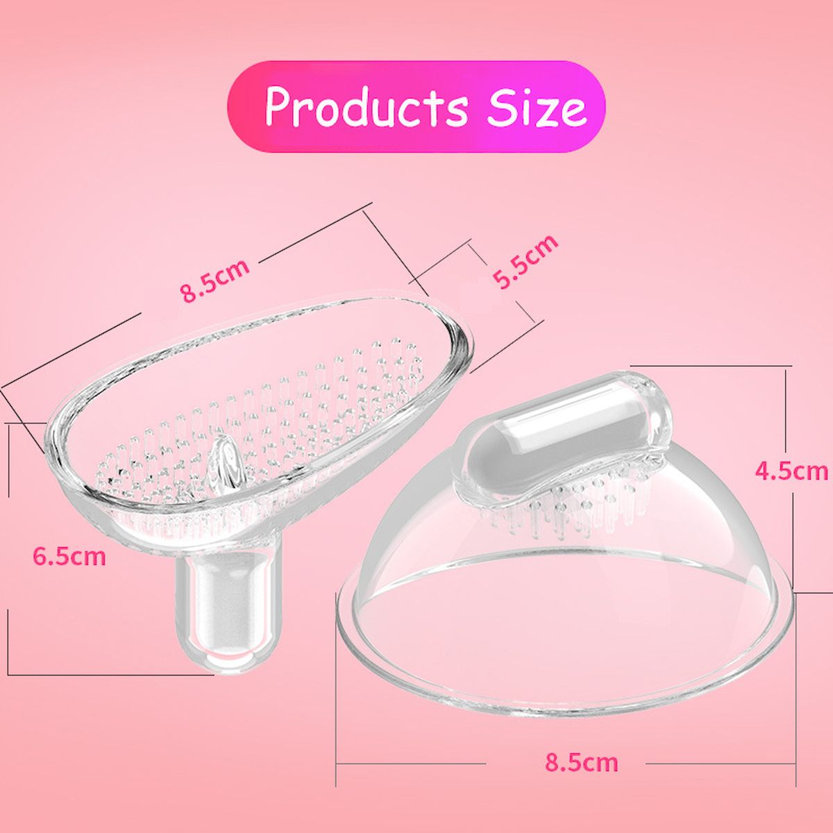 10speed Nipple And Clitoris Vibrator With Vaginal Suction Pump Breast Enlargement Stimulator For Women - 5