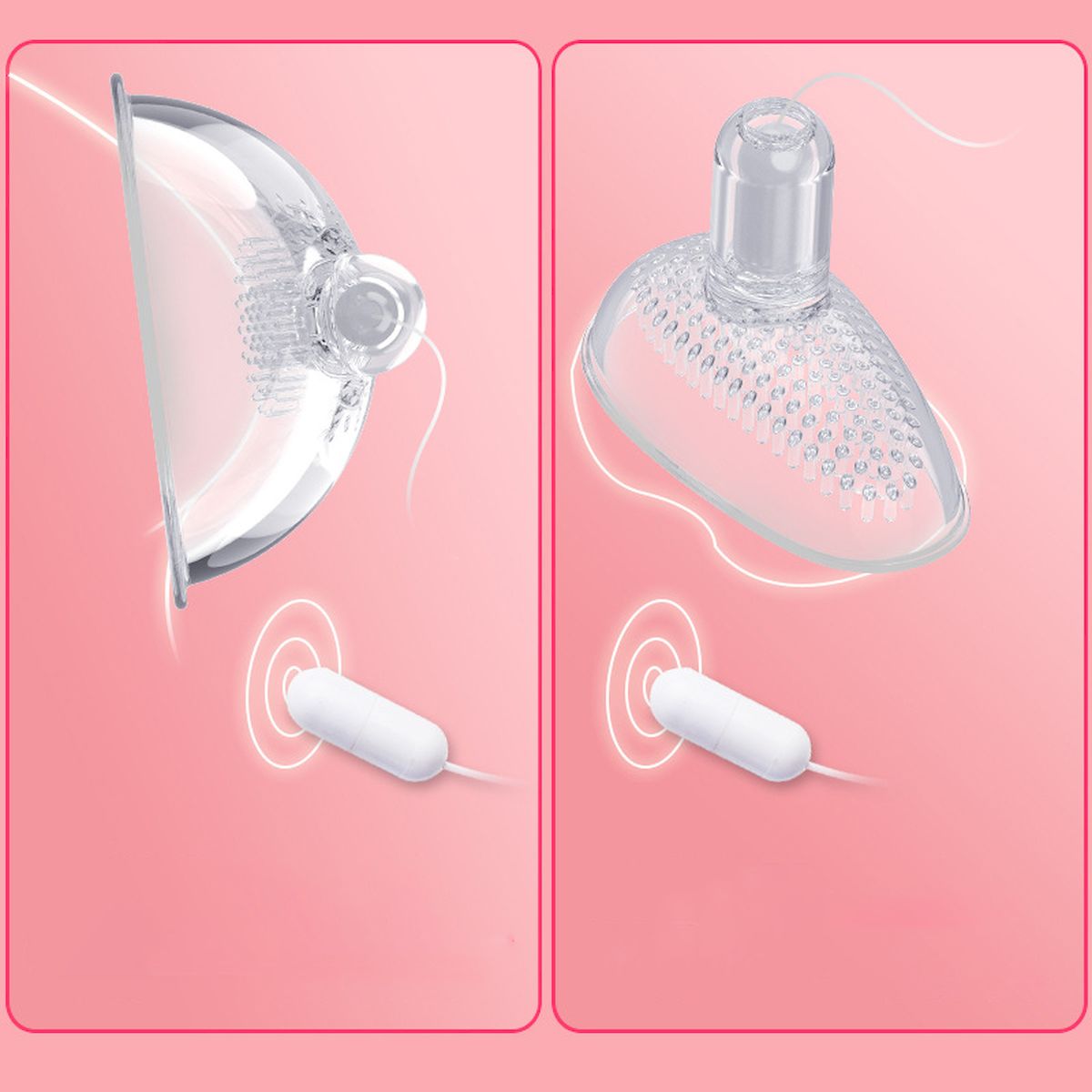 10speed Nipple And Clitoris Vibrator With Vaginal Suction Pump Breast Enlargement Stimulator For Women - 6