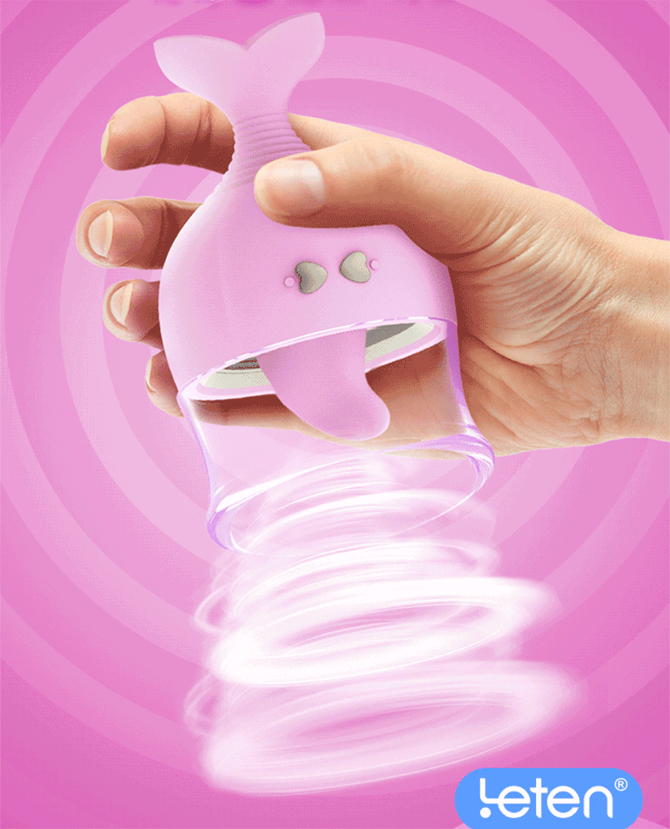 Womens Sexual Wellness Toy Clitoral Nipple Breast Stimulator With Tongue Licking Sucking Vibrator Features - 1