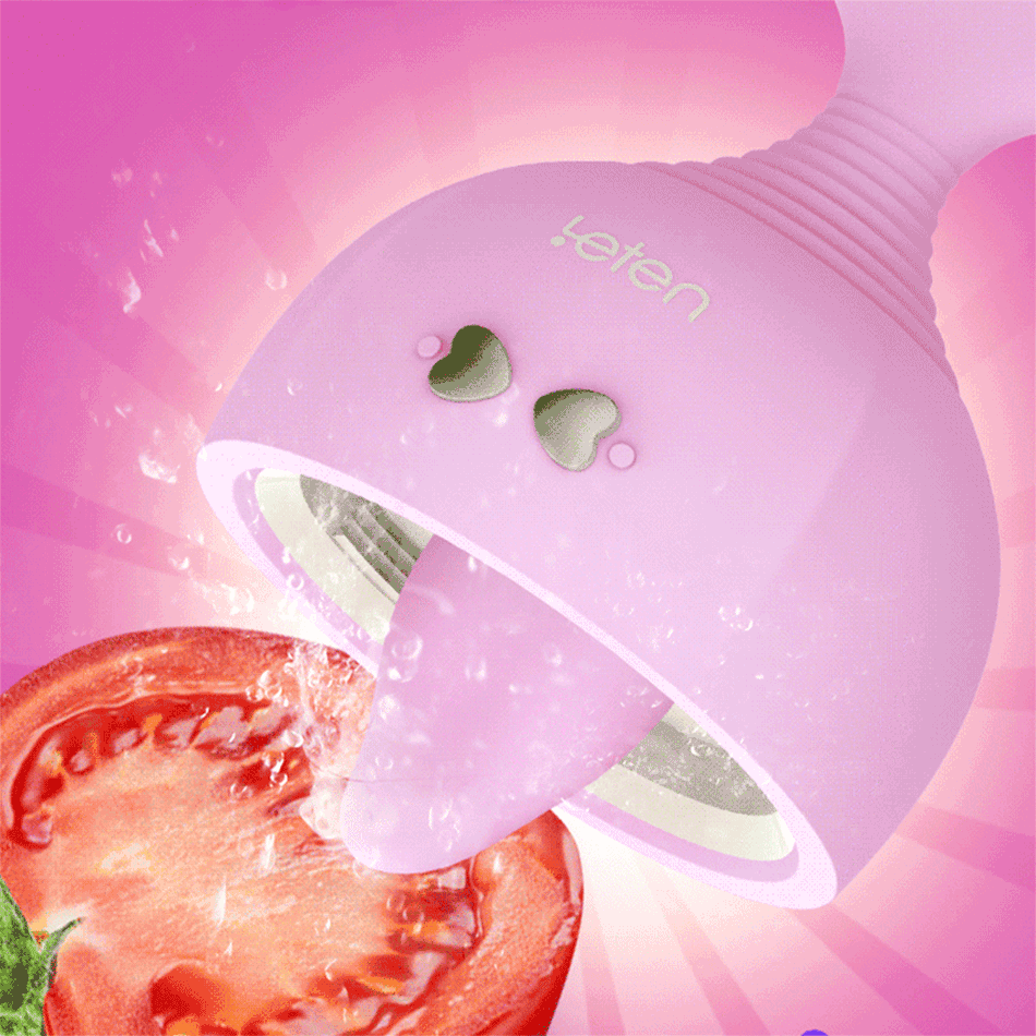 Womens Sexual Wellness Toy Clitoral Nipple Breast Stimulator With Tongue Licking Sucking Vibrator Features - 2