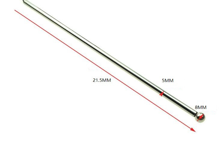 Stainless Steel Electric Shock Pulse Urethral Hollow Plug Adult Pleasure Beads Alternative Intimate Toy - 12