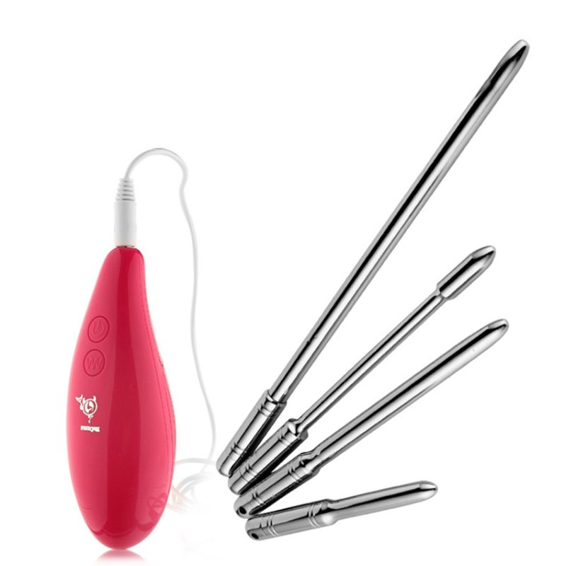10 Frequencies Metal Vibrating Urethral Stretching Sound Chastity Device Sex Toys For Men
