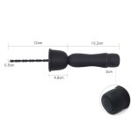 Long Beads Shape Powerful Urethral Vibrator Male Masturbator Silicone Vibrating Penis Plug Sound Catheter - 6