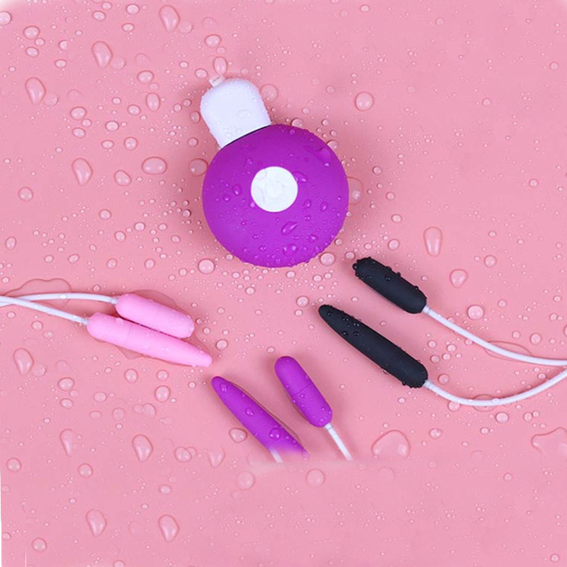 Ultracompact Dual Horse Eyes Urethral Vibrator Male Masturbation Sex Toy Pleasure Stimulator - 18