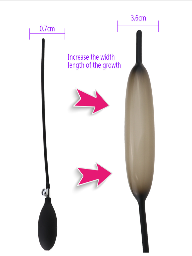 Adult Pleasure Silicone Urethral Dilator Inflatable Horse Eye Rod For Enhanced Stimulation And Expansion - 2