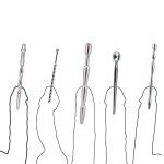 Male Masturbation Stick 26 Styles Stainless Steel Sounding Irritation Rod Urethral Dilation Horse Eye