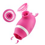 Sucking Vibrator 3 In 1 Sex Toys Oral Licking Tongue Nipple Massager G Spot Clitoral Stimulation For Women