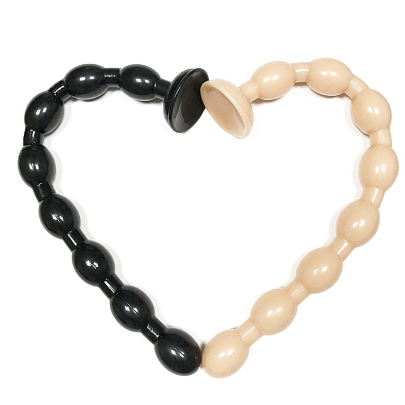 Unisex Extralong Anal Beads Chain With 8 Silicone Balls Blackbrown Adult Toy For Enhanced Anal Pleasure Stimulation - 6