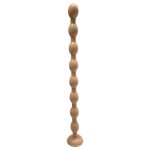 Extra Long Anal Chain With 8 Balls Plug Beads For Men And Women Black Brown - 3