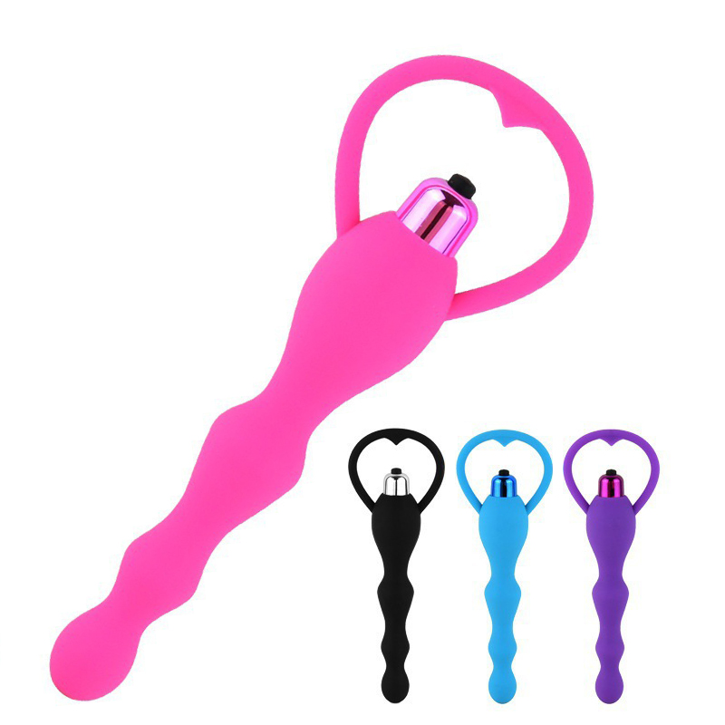 Beginnerfriendly Vibrating Anal Plug With Beads Prostate Massager Adult Sex Toy For Men Women Gay - 2