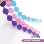 Male Anal Massager Backyard Pull Beads Masturbation Device Female Silicone Plug Out Toy Ball Erotic - 2