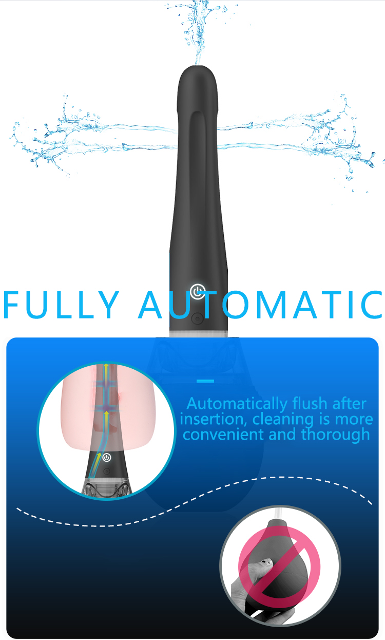 Unisex Electric Enema Cleaner Automatic Rectal Vaginal Cleaning Device Intimate Hygiene Masturbation Toys For Men Women - 6