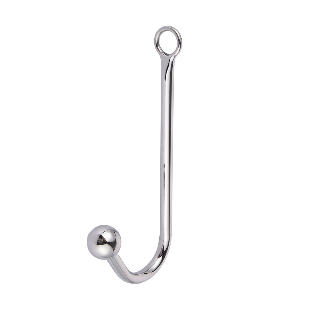 Stainless Steel Anal Bead Plug Nonvibrating Adult Sex Toy Metal Hook For Mens Pleasure - 6