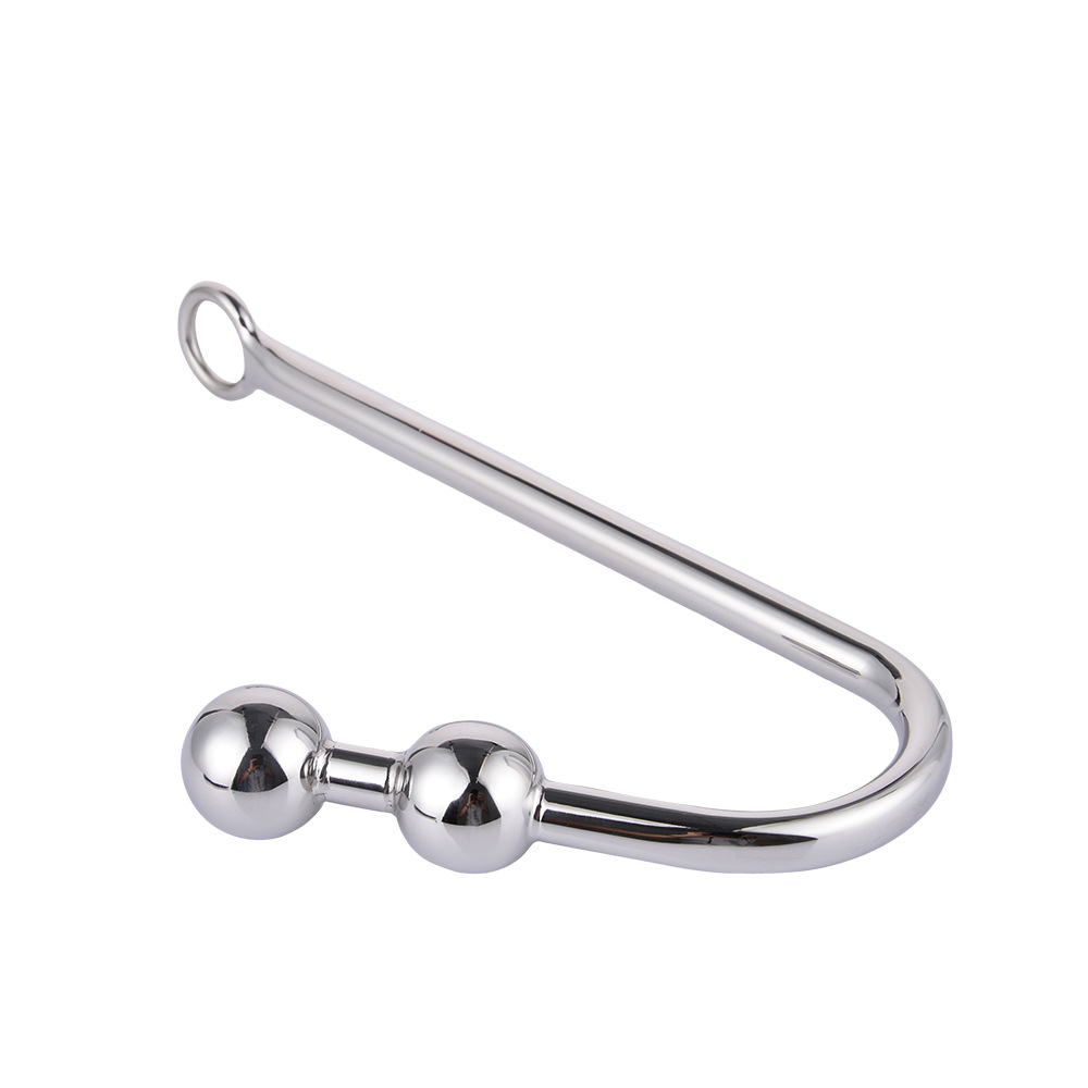 Stainless Steel Anal Bead Plug Nonvibrating Adult Sex Toy Metal Hook For Mens Pleasure - 9