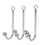 Stainless Steel Anal Hook With Beads Hole Metal Butt Plug Sex Toys Adult Product No Vibrator For Men
