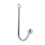 Stainless Steel Anal Hook With Beads Hole Metal Butt Plug Sex Toys Adult Product No Vibrator For Men - 3