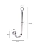 Stainless Steel Anal Hook With Beads Hole Metal Butt Plug Sex Toys Adult Product No Vibrator For Men - 4