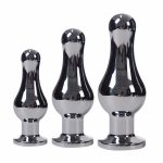 Stainless Steel Big Anal Plug Butt Metal Sex Toys & Crystal Jewelry Toy For Men Lesbian Gay Products Woman - 2