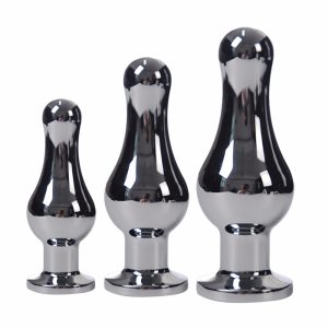 Stainless Steel Big Anal Plug Butt Metal Sex Toys & Crystal Jewelry Toy For Men Lesbian Gay Products Woman - 2