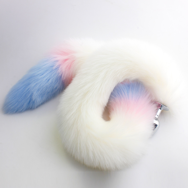 80cm Metal Fox Tail Anal Plug Adult Cosplay Accessory Animal Roleplay Erotic Masturbation Toy - 9
