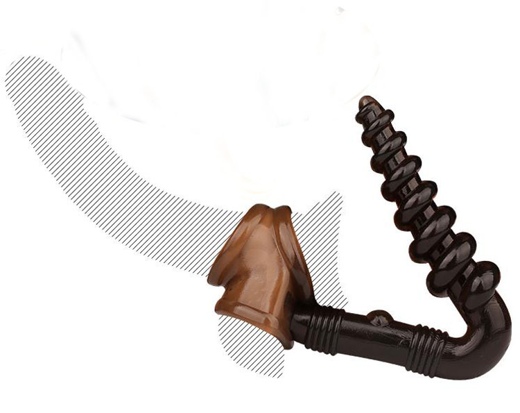 Silicone Mens Pleasure Toy Cock Ring Anal Hook Spiral Beads Butt Plug Ejaculation Delay - 8