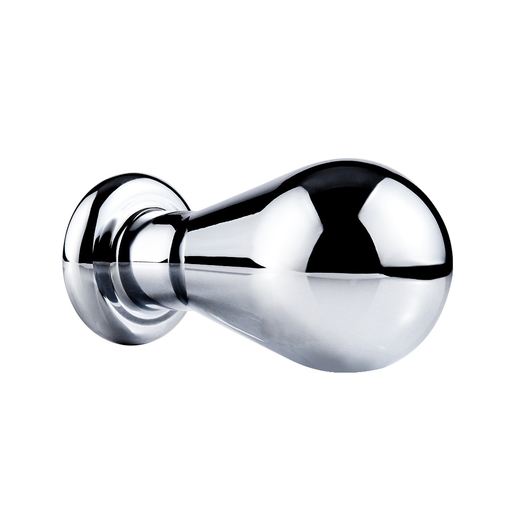 Metallic Jewelled Butt Plug Large Anal Beads Gspot Sex Toy For Men And Couples - 4