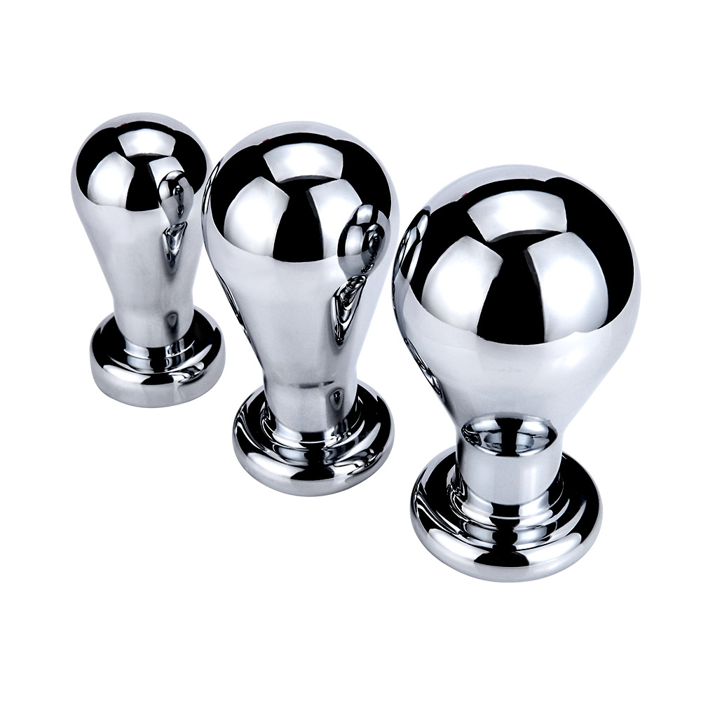 Metallic Jewelled Butt Plug Large Anal Beads Gspot Sex Toy For Men And Couples - 7