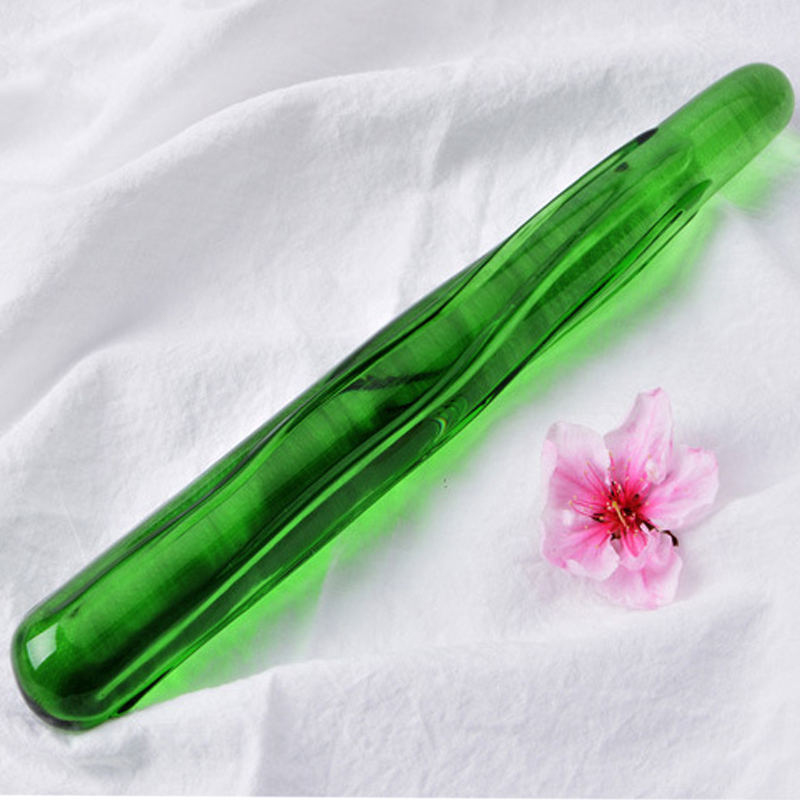 Pink Crystal Glass Dildo Fruit Shaped Anal Plug Selfcomforting Female Masturbator Erotic Sex Toy - 7