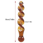 Spiral Glass Anal Dildo Butt Plug Exquisite Smooth Crystal Dildos Adult Masturbator Sex Toys For Woman Buttplug - 3