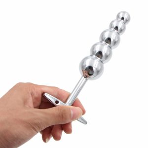Stainless Steel Portable Long Butt Plug Anal Beads Prostate Massager Adult Sex Toys For Men Gay Woman Shop - 2
