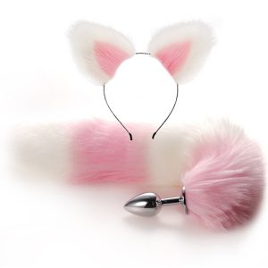 Sexy Fox Metal Butt Plug Tail Set With Hairpin Kit 4 Colors Anal Sex Butplug Prostate Massager For Couple Cosplay