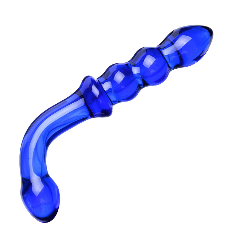 Handcrafted Glass Dildo Unisex Gspot Anal Massager Erotic Adult Crystal Penis For Couples Men Women - 2